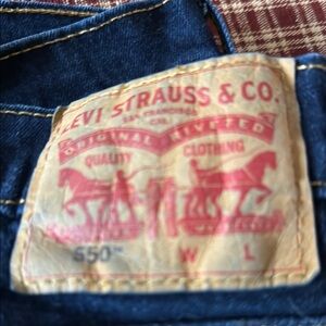 Levi's Dark Blue Denim Jeans